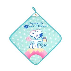 SNOOPY史努比 75週年印花擦拭巾-甜甜圈