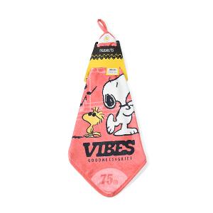 SNOOPY史努比 75週年印花擦拭巾-來跳舞