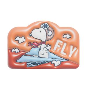 SNOOPY史努比 3D皮革超薄止滑踏墊-享飛