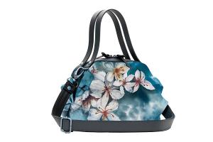 POPCORNGREEN糖果包系列 三用斜背包(S)藝術家聯名-蘭花系列