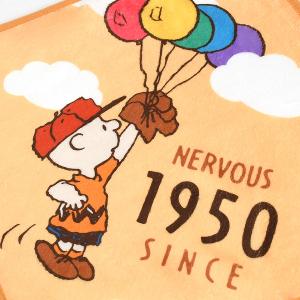 SNOOPY史努比 75週年印花擦拭巾-氣球飛