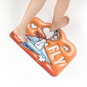 SNOOPY史努比 3D皮革超薄止滑踏墊-享飛