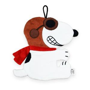 SNOOPY史努比 飛行員造型擦手巾