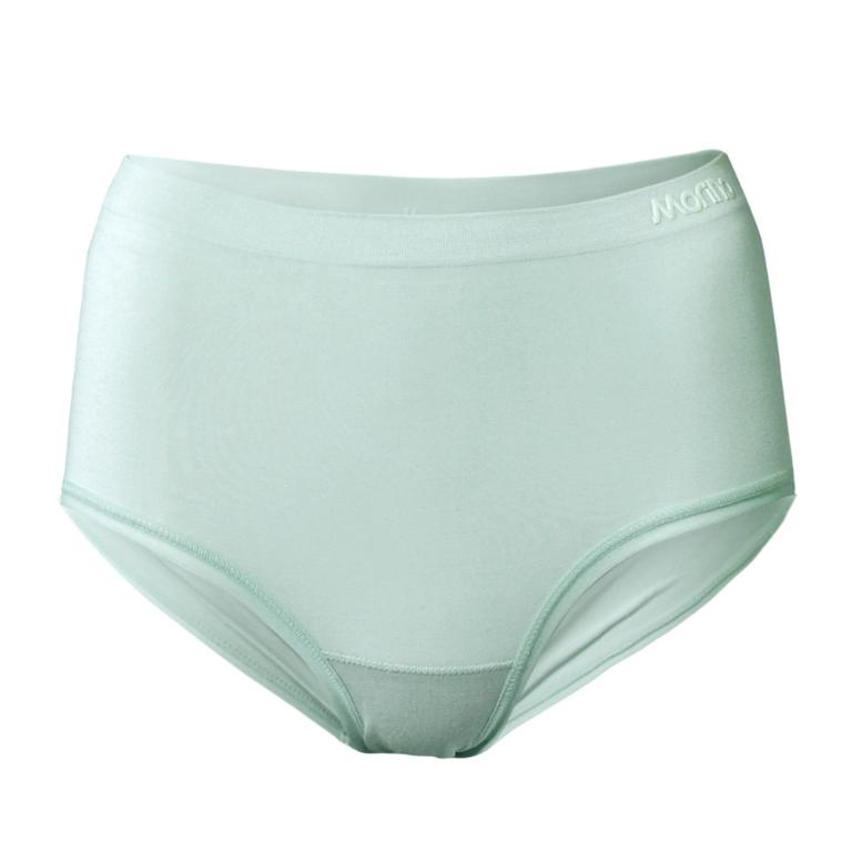 摩力諾輕柔無縫內褲中低腰-薄荷綠M/L