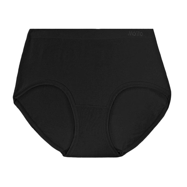 摩力諾輕柔無縫內褲中低腰-黑色M/L
