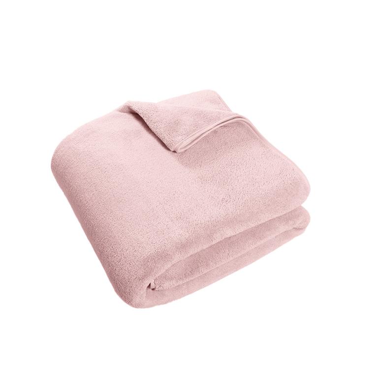 摩力諾超吸水舒柔蓬鬆加長浴巾-櫻花粉