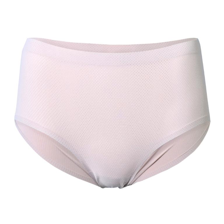 摩力諾透氣無痕內褲中腰-藕粉M/L