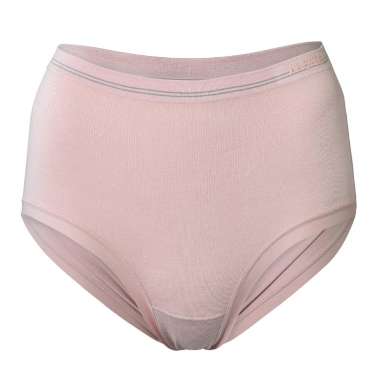 摩力諾柔適無縫內褲中高腰-蜜桃粉M/L