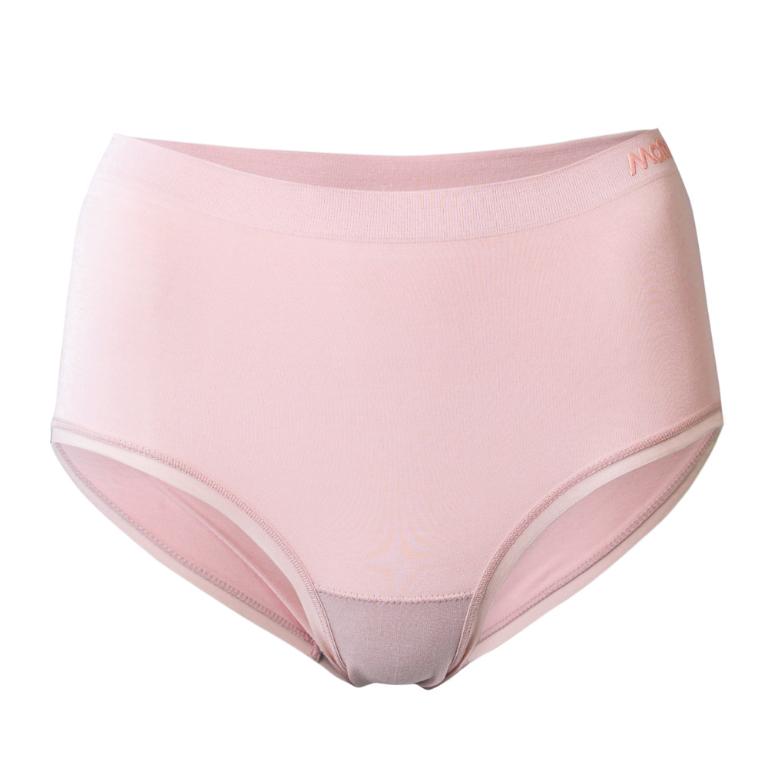 摩力諾輕柔無縫內褲中低腰-櫻花粉M/L