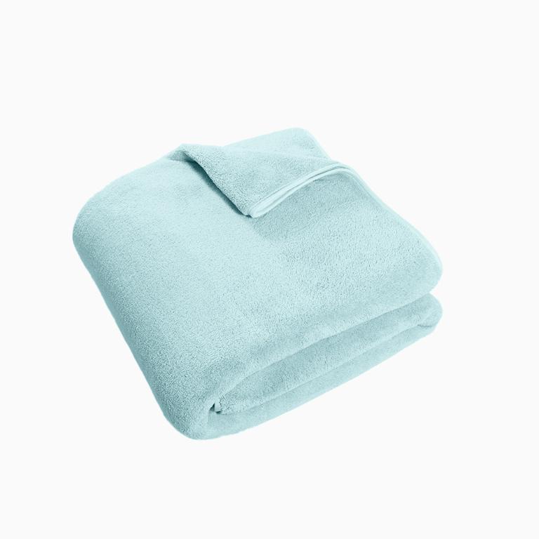 摩力諾超吸水舒柔蓬鬆加長毛巾-海岸藍