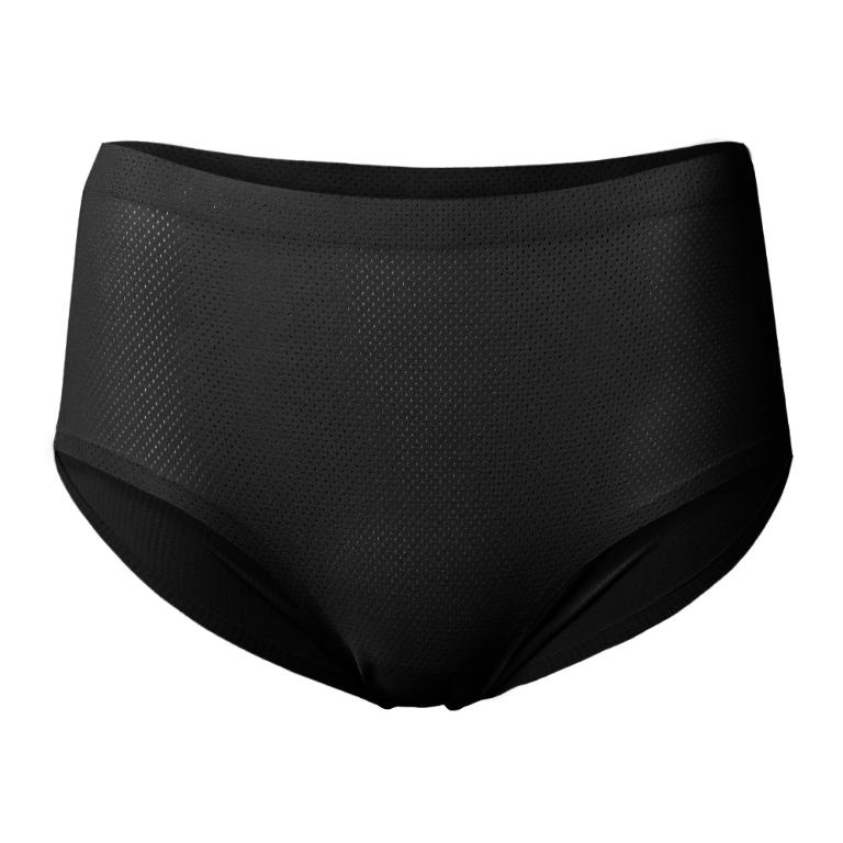 摩力諾透氣無痕內褲中腰-黑色M/L