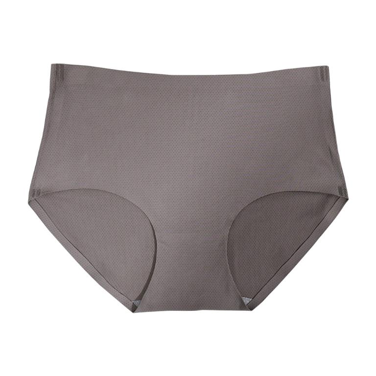 摩力諾透氣無痕內褲中腰-摩卡M/L