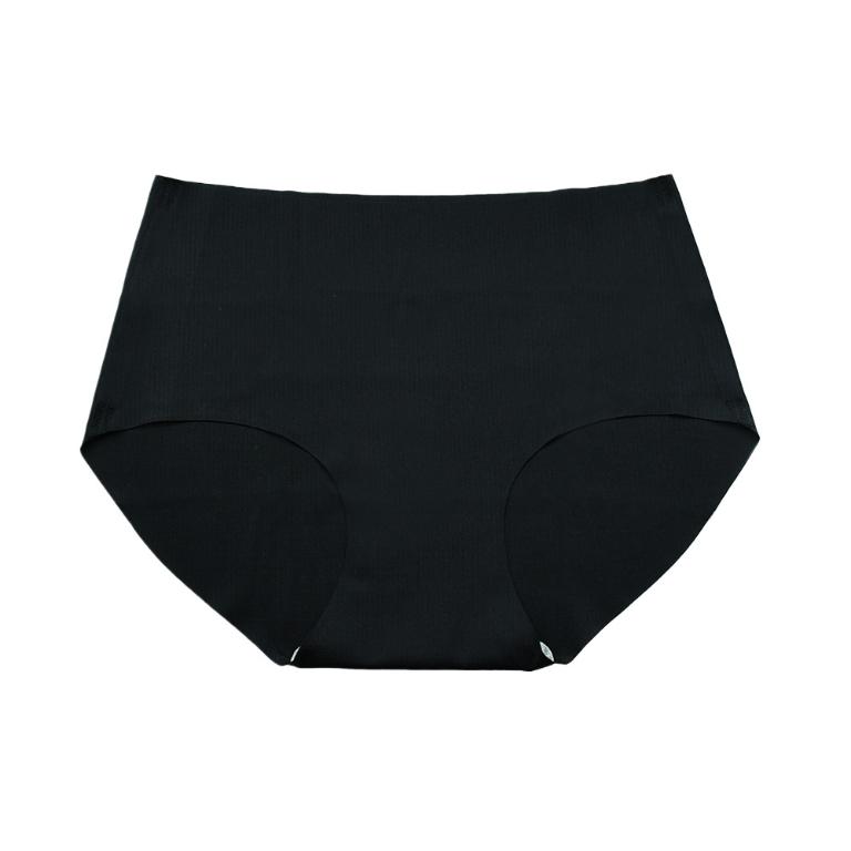 摩力諾裸感無痕內褲中腰-黑色M/L