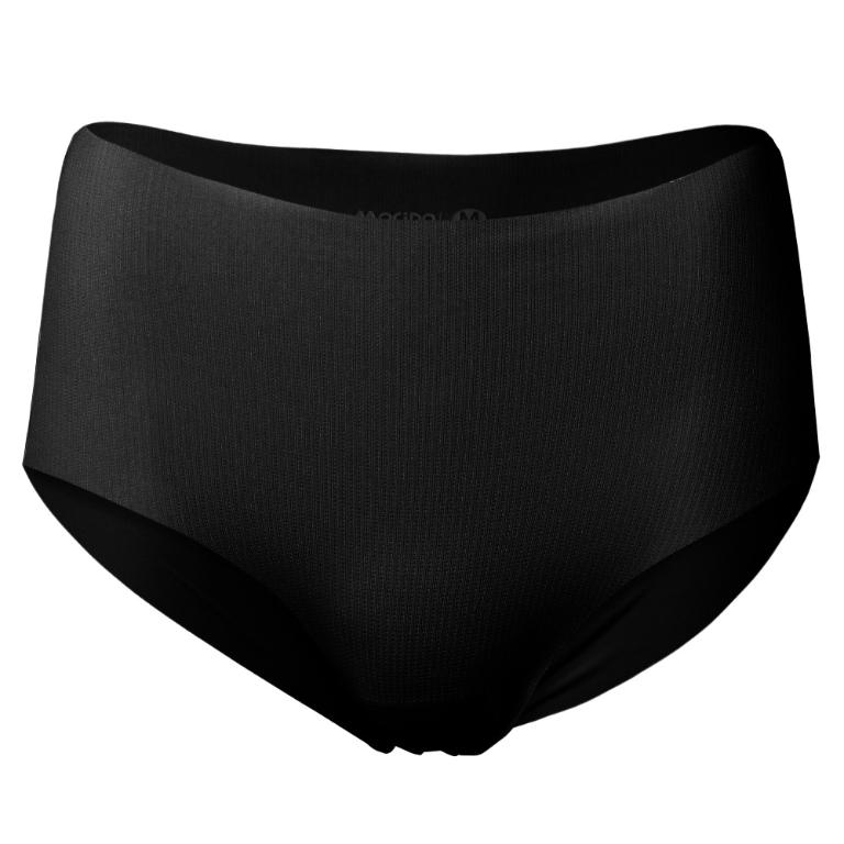 摩力諾裸感無痕內褲中腰-黑色M/L
