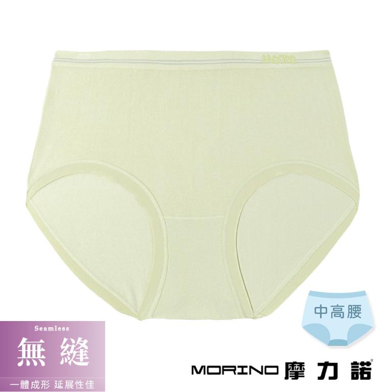 摩力諾柔適無縫內褲中高腰-抹茶綠M/L