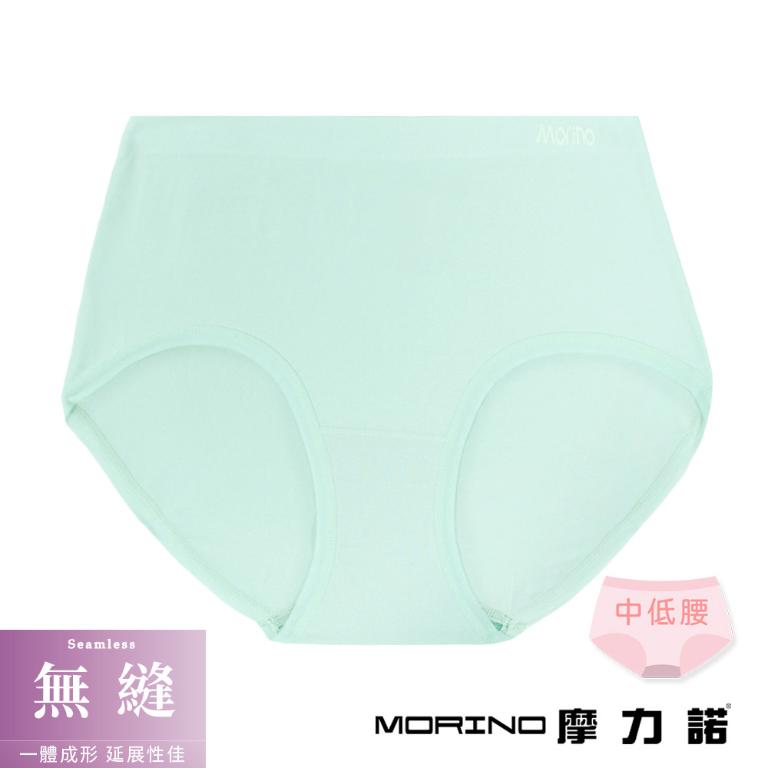 摩力諾輕柔無縫內褲中低腰-薄荷綠M/L