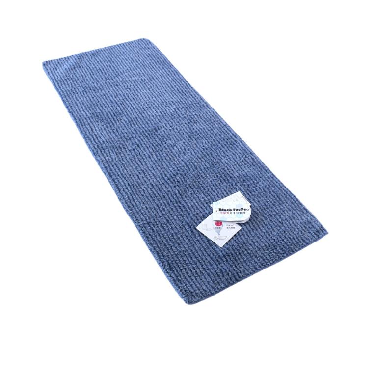 摩力諾超細纖維石墨烯條紋毛巾-夜幕藍