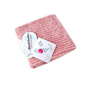 摩力諾超細纖維石墨烯條紋方巾-珊瑚粉