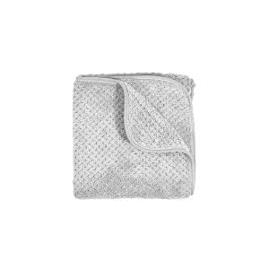 摩力諾超細纖維菱格紋速乾毛巾-古典灰