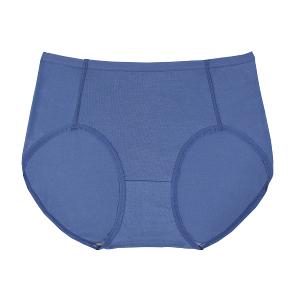 摩力諾天絲棉柔內褲中腰-霧藍M/L/XL
