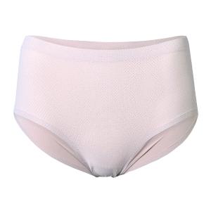摩力諾透氣無痕內褲中腰-藕粉M/L