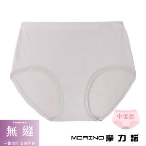 摩力諾輕柔無縫內褲中低腰-可可灰M/L