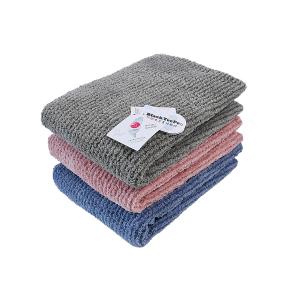 摩力諾超細纖維石墨烯條紋浴巾-珊瑚粉