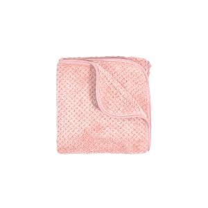 摩力諾超細纖維菱格紋速乾毛巾-珊瑚粉
