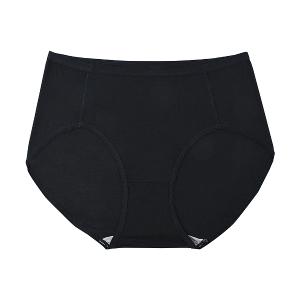 摩力諾天絲棉柔內褲中腰-黑色M/L/XL