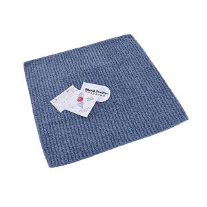 摩力諾超細纖維石墨烯條紋方巾-夜幕藍