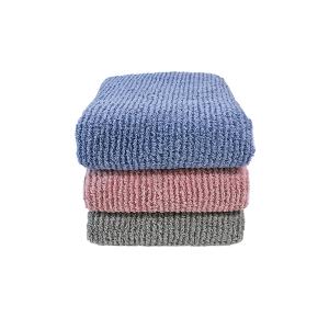 摩力諾超細纖維石墨烯條紋浴巾-珊瑚粉