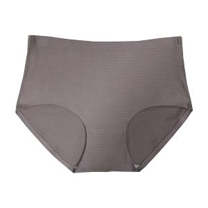 摩力諾透氣無痕內褲中腰-摩卡M/L