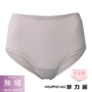 摩力諾輕柔無縫內褲中低腰-可可灰M/L