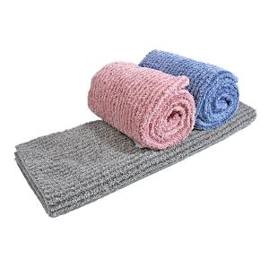 摩力諾超細纖維石墨烯條紋毛巾-珊瑚粉