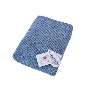 摩力諾超細纖維石墨烯條紋浴巾-夜幕藍