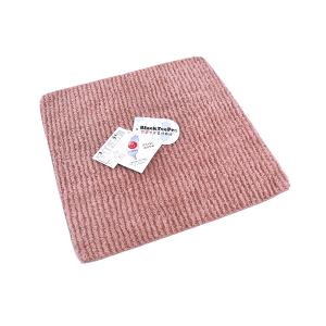 摩力諾超細纖維石墨烯條紋方巾-珊瑚粉