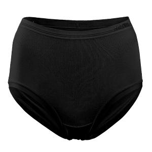 摩力諾柔適無縫內褲中高腰-黑色M/L