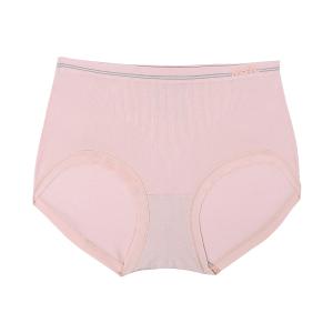 摩力諾柔適無縫內褲中高腰-蜜桃粉M/L