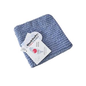 摩力諾超細纖維石墨烯條紋方巾-夜幕藍