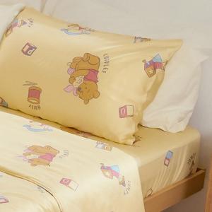 迪士尼小熊維尼玩耍100%天絲萊賽爾纖維寢具-兩用被套/薄被套/床包枕套組