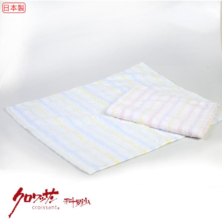 日本吸水薄柔紋童巾 34x52公分