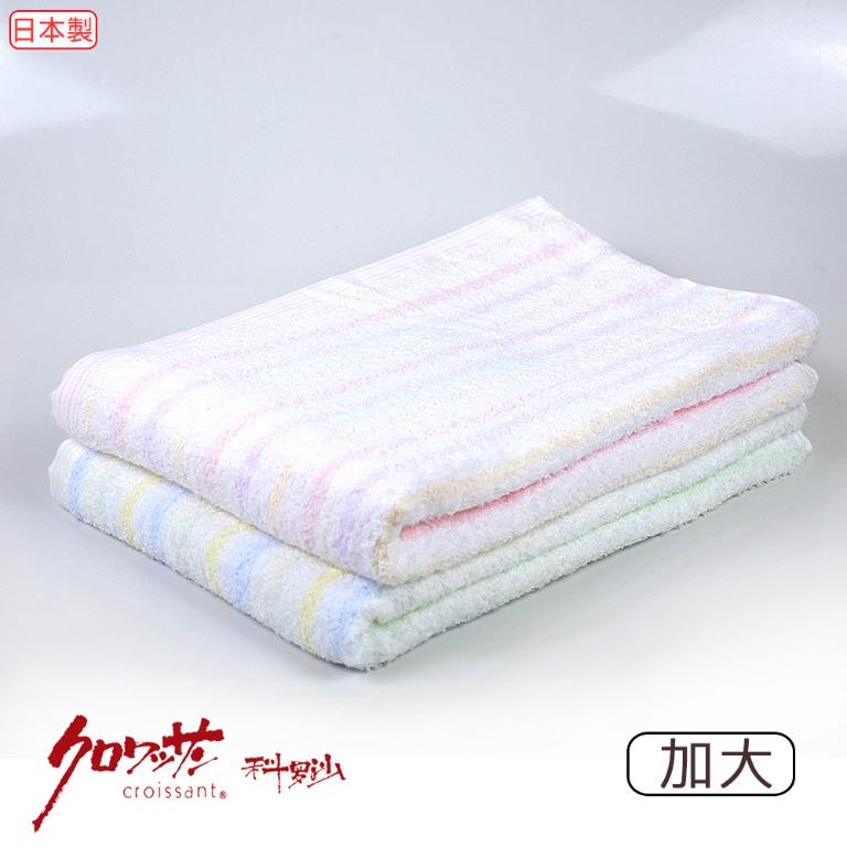 日本吸水薄柔紋大浴巾 70x140公分