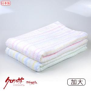 日本吸水薄柔紋大浴巾 70x140公分