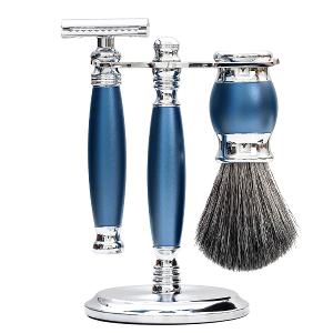 FREED 豪華四件雙刃刮鬍刀禮盒- 時尚藍