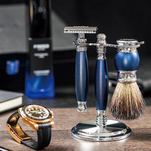 FREED 豪華四件雙刃刮鬍刀禮盒- 時尚藍