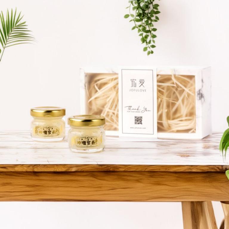 究愛燕窩 即食燕窩玲瓏官燕禮盒 (27g x2)