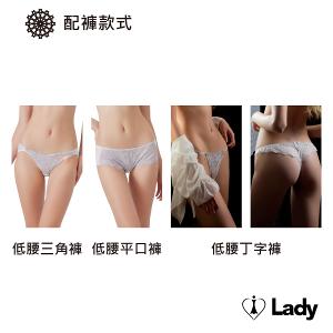 Lady 蝶舞輕揚系列 B-F罩 法式 刺繡 蕾絲 內衣 (蝶羽灰)