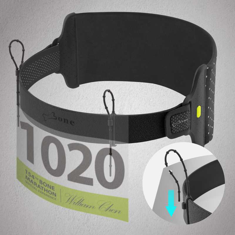 Bone 跑步腰帶綁 防盜腰包｜輕量化攜帶，跑步更自在