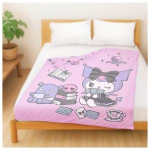 MIT卡通天絲雙人四季涼被5x6-三麗鷗酷洛米KUROMI 神秘占卜師-粉