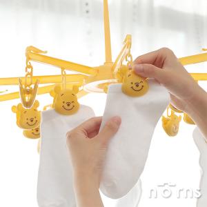 迪士尼折疊式曬衣夾組18P(小熊維尼)